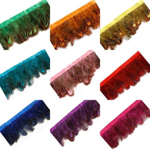quality assurance factory direct sales wild bird hair dachang cloth edge color feather clothing skirt design accessories