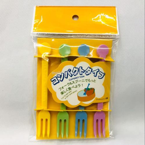 cute candy fruit fork spoon， cake fork spoon