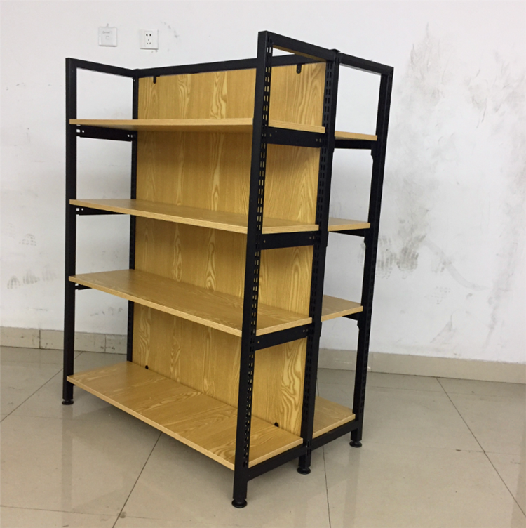 新款畅销中岛钢木货架，母婴店 精品店钢木货架，现货！！！