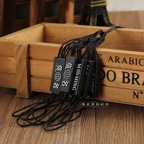 manufacturer customized clothing tag rope hanging grain customized hanging grain yiwu customized two-in-one double plug hanging grain customized