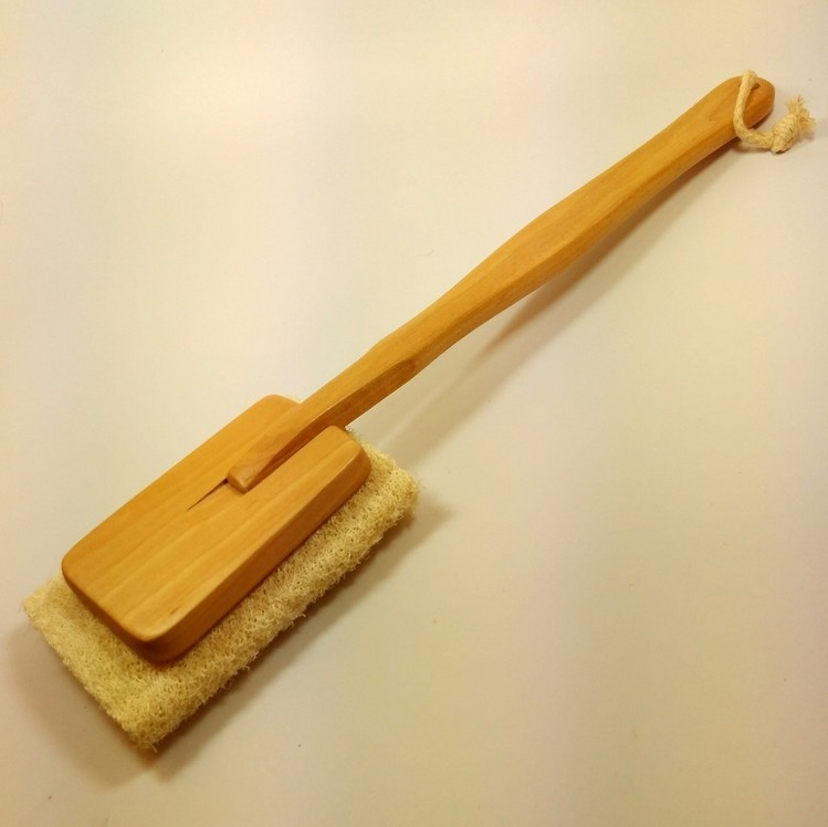 removable towel gourd wash brush with long handle