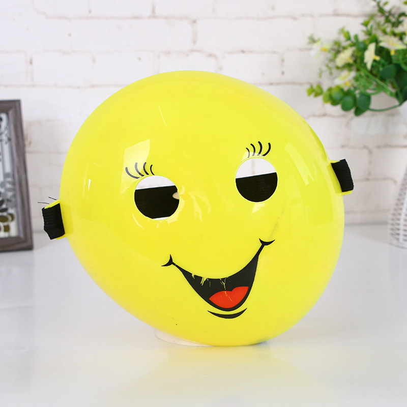 可爱卡通笑脸面具定做 化妆舞会表情包面罩派对聚会道具装饰批发