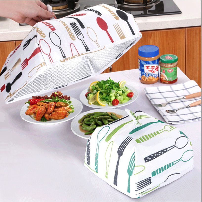 Folding cover food cover table heat preservation food cover ...