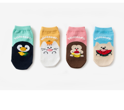 popular korean cartoon socks three-dimensional monkey wild breathable animal cotton socks girl cotton women socks