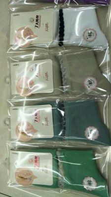 Thin cotton stockings with fine sulphur cotton