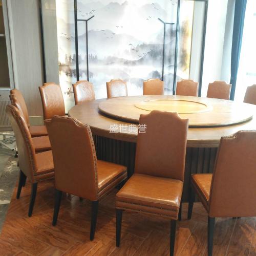 Taizhou Banquet Center Box Metal Imitation Wooden Chair Hot Pot Restaurant Leisure Chair Theme Restaurant dining Chair