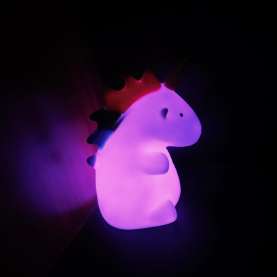 Ins unicorn creative night light cartoon children's toy room decorated with LED lights hot style luminous gifts