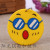 Hot style key ring PVC key chain emoticons smiling face pendant creative gift customization manufacturers direct sales