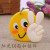 Hot style key ring PVC key chain emoticons smiling face pendant creative gift customization manufacturers direct sales