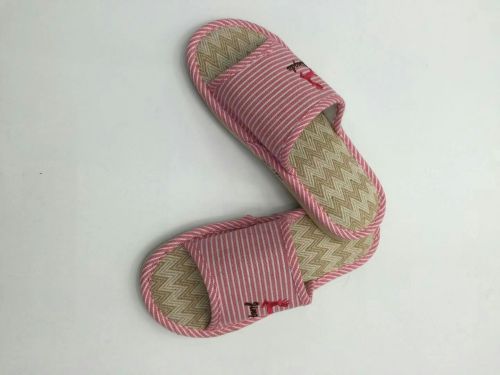 2019 linen slippers new tpr sole home shoes