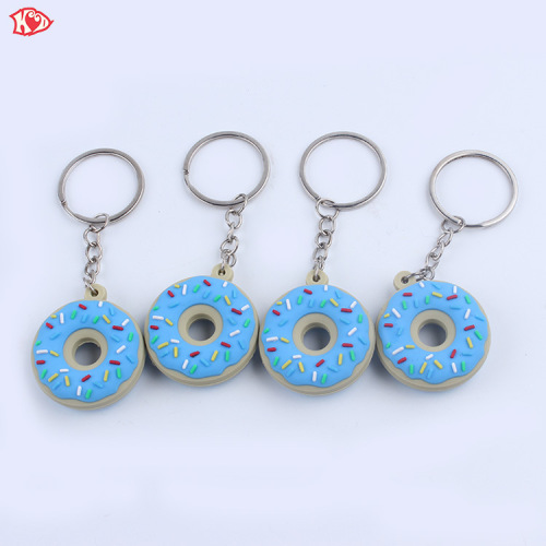 Factory Creative Simulation Donut Key Ring Mini Phone Keychain Customized Gift Small Gift Creative Gift