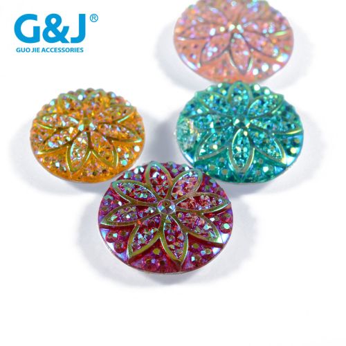 new resin diamond bauhinia hot wheels decoration accessories guangdong ancient town lighting accessories
