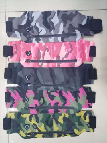 lycra waist bag outdoor supplies mountaineering waist bag sports camouflage waist bag