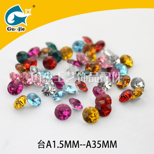 factory direct sales table a8 pointed drill clothing claw drill accessories handmade diy jewelry imitation table acrylic drill