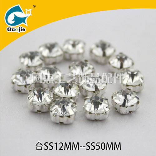 Rhinestone Four Claw SS12-SS50 round DIY Hand Sewing Claw Rhinestone Shiny Bright Shoes and Hats Clothing Accessories