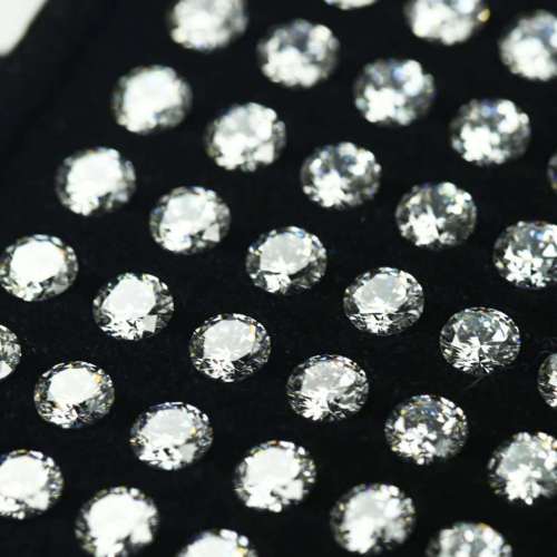 factory direct sales white round loose diamond handmade diy ornament accessories wholesale crystal zircon wholesale