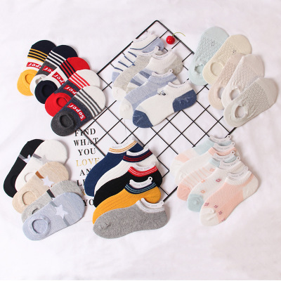Children's socks cotton  variety of children's socks socks children spring and autumn breathable eyes lining board