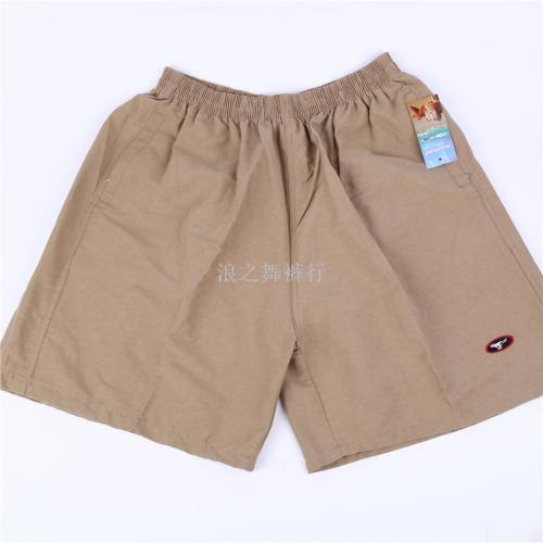 Shorts Men‘s Cropped Pants Cotton and Linen Trousers Thin Straight Shorts Summer Men‘s