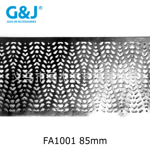 Fa1001 Pastoral Rattan Decorative Strip Metal Hollow Pattern Wine Rack Stamping Punching Net Decorative Iron Plate Strip