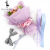Double-sided with new straight strip  direct stripe flower shop supplies gifts flowers with plastic ribbon packaging