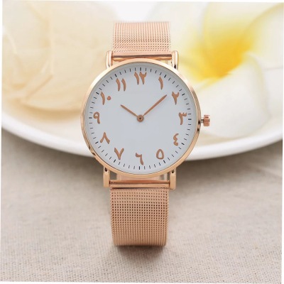 Ultra-thin two needle quartz watch women's hot style wire watch women's digital scale watch manufacturers