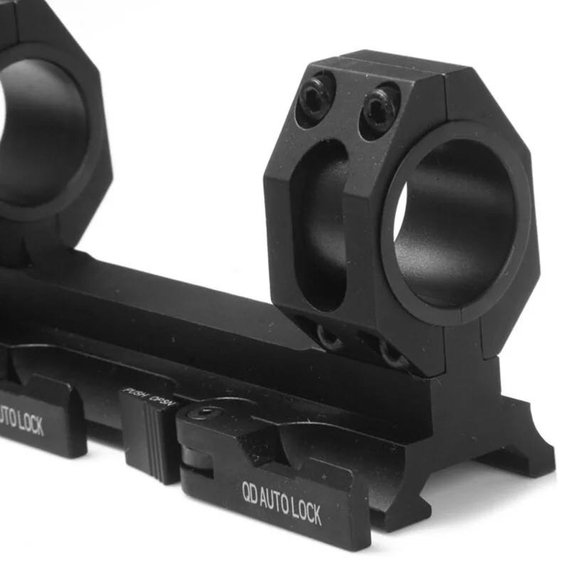 ad短款快拆连体夹 瞄准镜一体镜桥金属支架黑色广东大厂出品 _格林