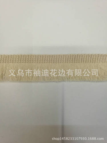 spot 2. 5cm cotton white fringe suitable for clothes scarf ornament craft lace clothing home textile accessories