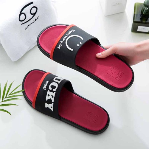Women‘s Korean-Style Cartoon Slippers Summer Versatile Personality Couples Sandals Indoor Home Non-Slip Slipper Men