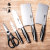 Hangzhou Zhang Xiaoquan Sailing Knife Six-Piece Set 5 Chrominm-Molybdenum-Vanadium Steel Slicing Knife Stainless Steel Kitchen Scissor Set Free Shipping