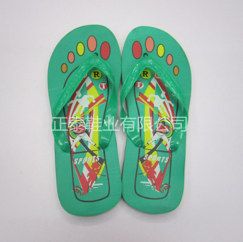 Factory Customized Classic White Pigeon 811 Printed PVC Cheap Flip-Flops Export Foreign Trade Sandals