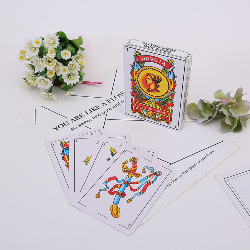 Spanish Big Poker Spot Export Foreign Trade Leisure Entertainment Card Sample Custom Advertising Card