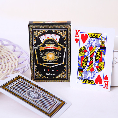 Black Box Crown Playing Cards High Quality Poker Leisure Entertainment Game Poker Factory Printing Wholesale Poker