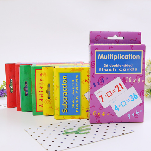 Factory Direct Sales Learning Card Suitable for Children Aged 3-12 Educational English Digital Card Foreign Trade Hot Selling Card