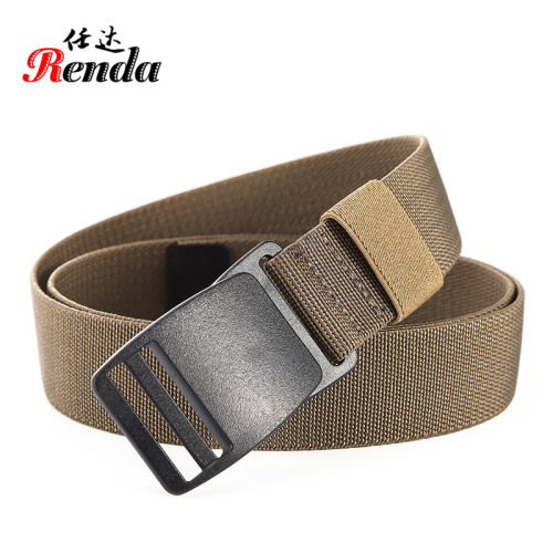 Men‘s Outdoor Quick-Drying Belt Elastic Canvas Belt Fashion Casual Belt Factory Direct Sales