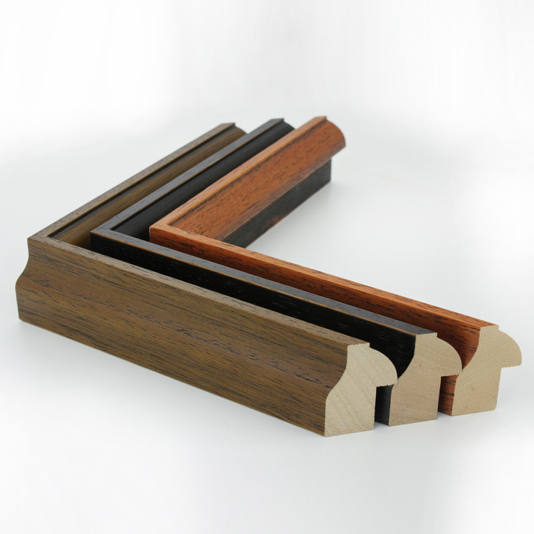 君林框业厂家直销新中式相框画框 简约风新西兰白木线条批发定制