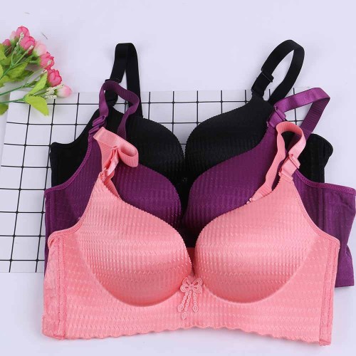 meili feiyang seamless wireless adjustable gathering bra women‘s underwear bra