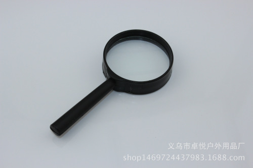 50mm Straight Handle Student Magnifying Glass One Yuan Store Daily Necessities Wholesale for the Elderly Reading and Reading Newspapers