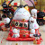 New fortune cat 11 inches eight into fortune cat business thriving piggy bank store gift, 86115