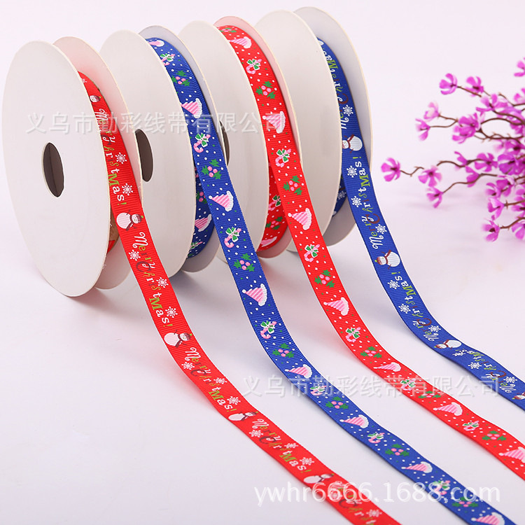 Professional production Yarn dyed ribbon medal ribbon Chri...