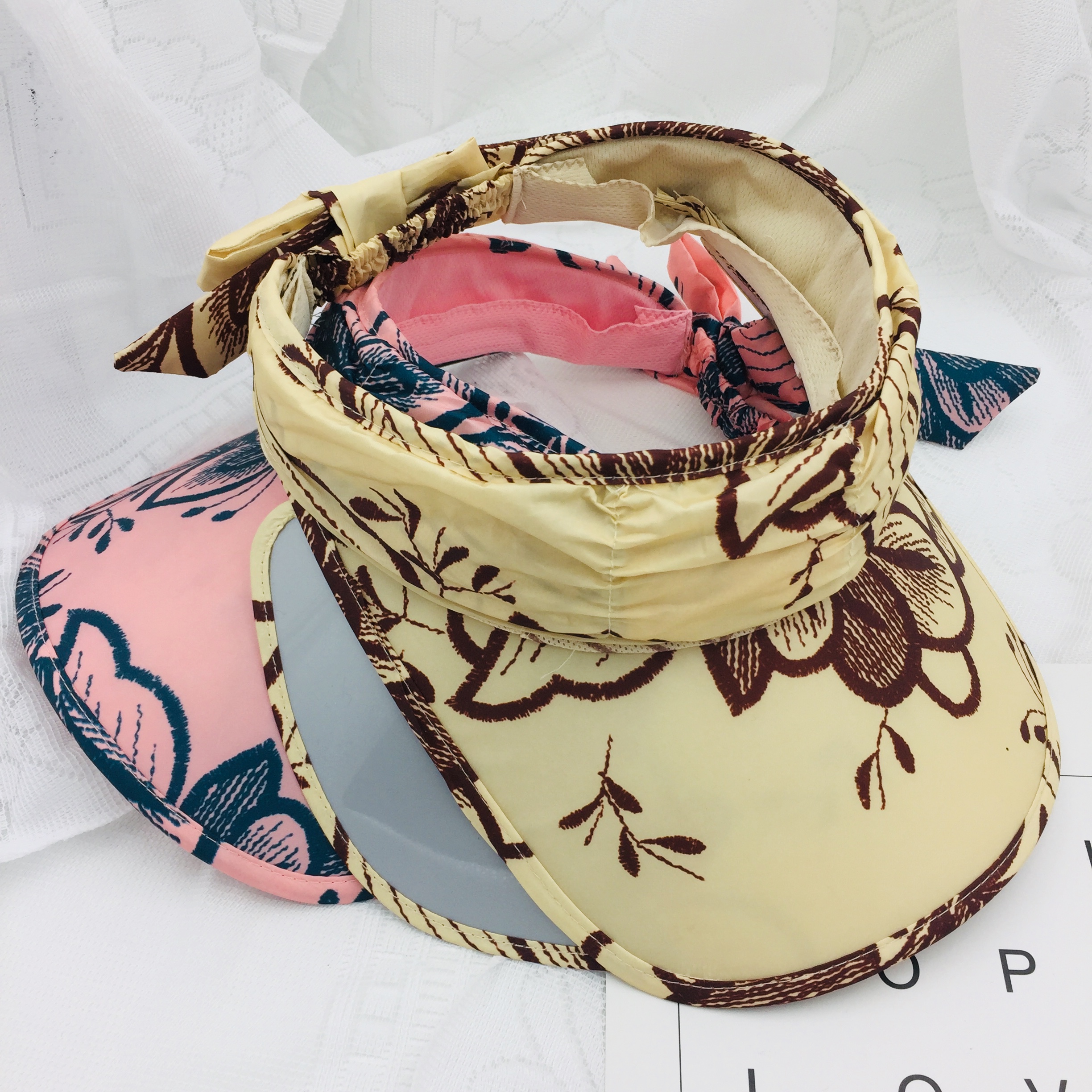 Under banana sun shade sun block hat uv sun block face hat beach hat sun hat women