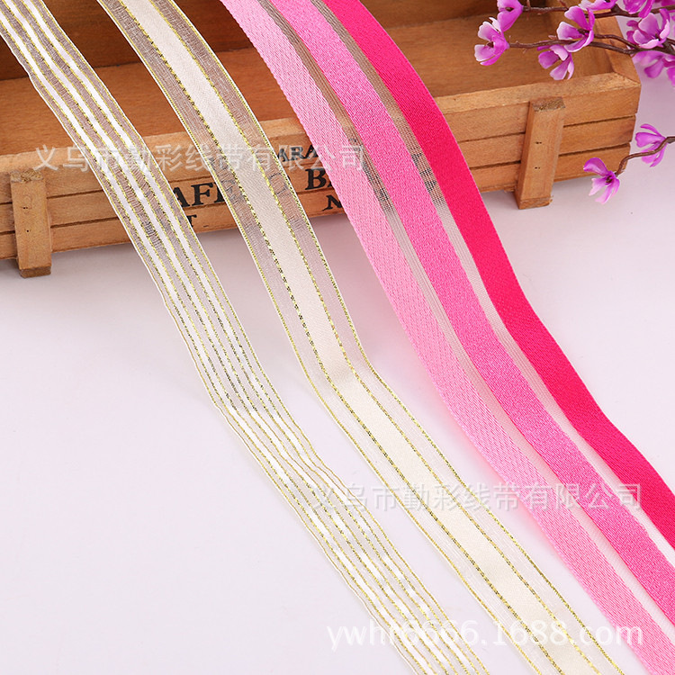 Professional production Yarn dyed ribbon medal ribbon Christ...