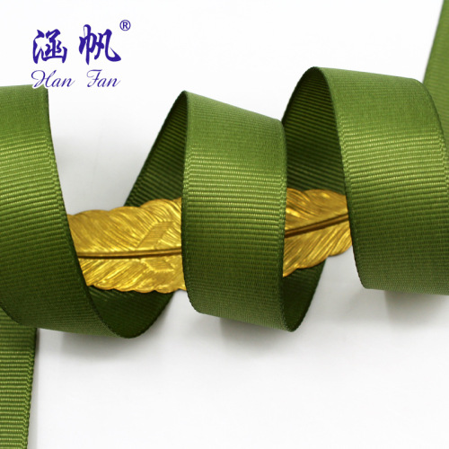 olive green ribbon ribbed band wholesale custom color ribbon ribbon packaging ribbon gift box decorative band