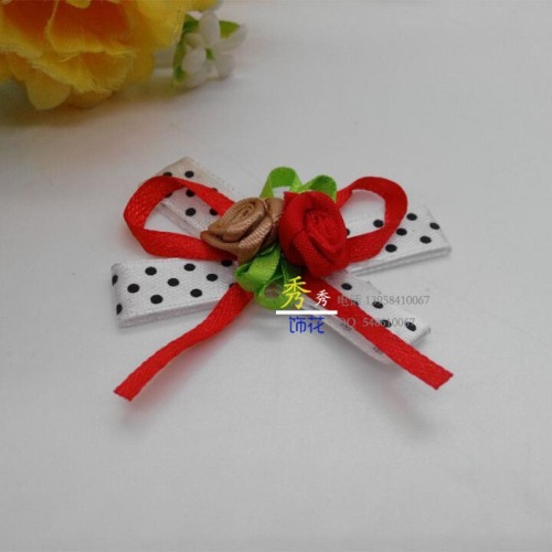 Manufacturers Supply Clothing Accessories Lace Bow Floral Handmade Flower Children‘s Shoes Children‘s Clothing Small Packaging Accessories