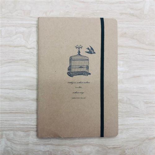 xinmiao kraft paper elastic bandage book exercise book notepad office simple sketch book custom wholesale
