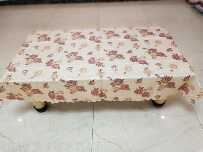 Printed polyester table cloth jacquard tablecloth