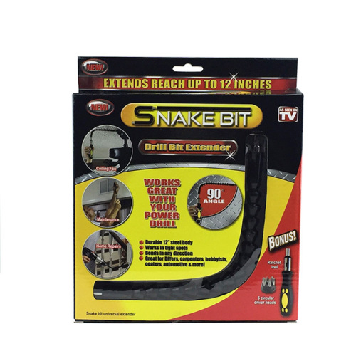 popular tv snake bit multi-function 360-degree twisted snake screwdriver