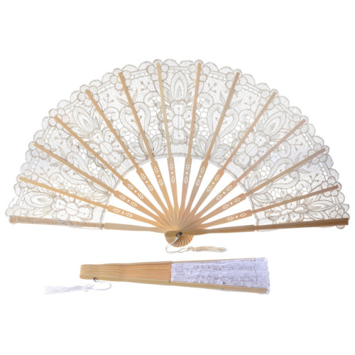 retro chinese style folding hollow lace fan ancient style bamboo crafts decoration chinese fan customization