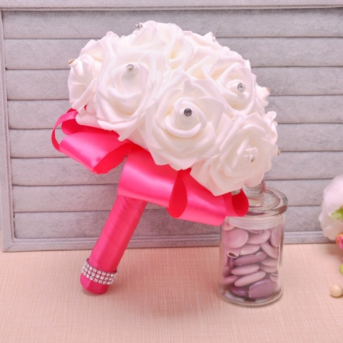 factory direct new handmade bride holding flower korean wedding studio photography bride holding flower