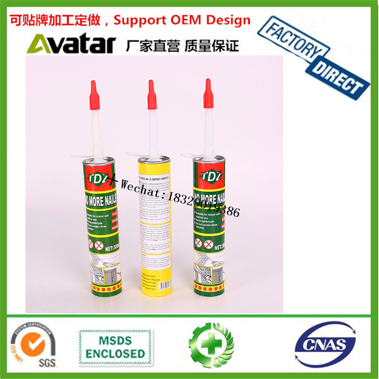 Supply Tdz Waterproof Strong Liquid Free Nail Glue No More Nails Construction Adhesive
