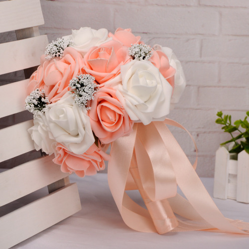western wedding supplies bridal bouquet korean pe foam simulation bouquet wedding bouquet holder support customization